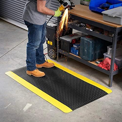 Consolidated Plastics Anti-Fatigue Heavy Duty Diamond Plate Floor Mat, by ConsolidatedPlastics