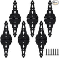 HOME MASTER HARDWARE 8" Heavy Duty Gate Hinges, 6 Pack Strap Hinges, Barn and by HOME+MASTER+HARDWARE