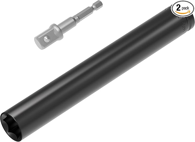 1/2" Drive Socket Set, 21mm Deep Impact Socket, Heat-Treated CR-V Steel by FOCMKEAS