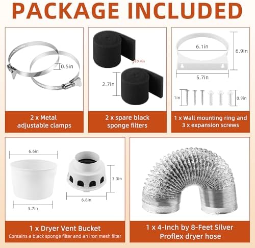 AMI PARTS TDIDVKZW Indoor Dryer Vent Kit - Image 2