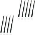 9 Sets Retsun Garage Door Brush Seal, 1 1/2" x 39.37" Brush Door Sweep by HOME