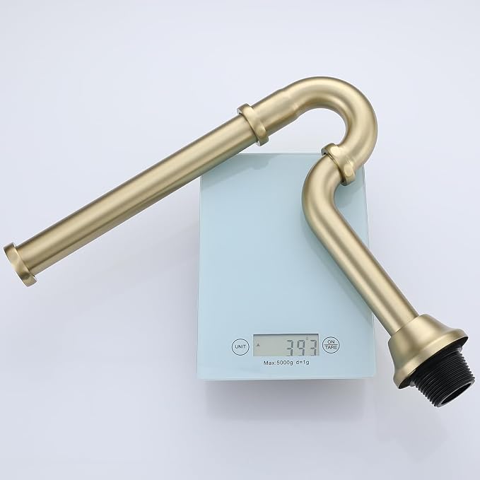 RANDOM Brass P Trap Bathroom Sink U-Shape 1-1/4 inch Sink Trap - Image 8
