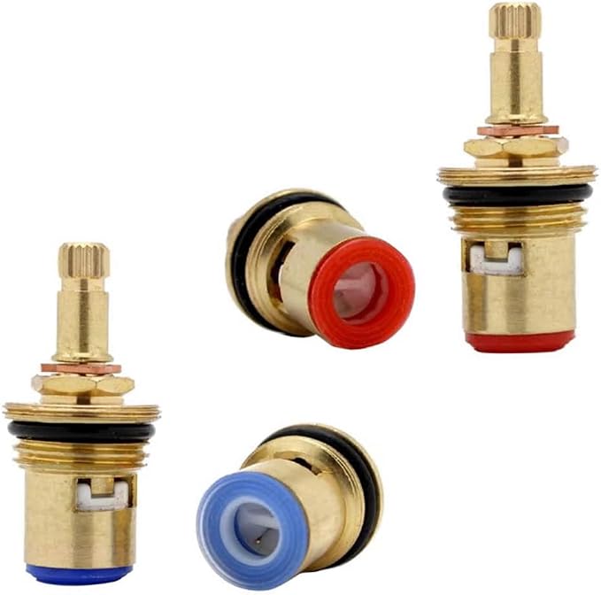 Faucet Ceramic Cartridge Valve, G1/2" Brass Tap Ceramic Disc Cartridges - Image 3