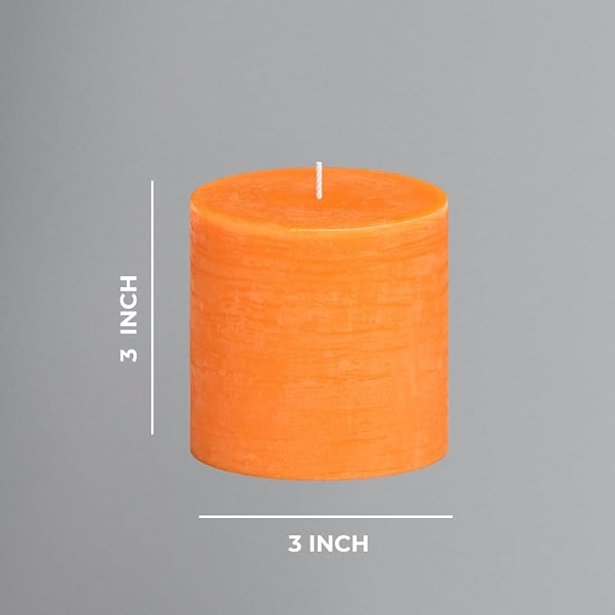 3x3 Pillar Candles Set of 3 - Image 3