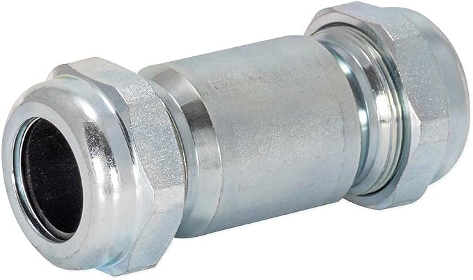 Eastman 4-1/8 Inch Long Pattern Compression Coupling, 3/4 Inch IPS, Galvanized - Image 2