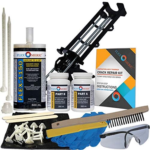 Concrete Foundation Crack Repair Kit by Flexomeric+Crack+Repair+Products