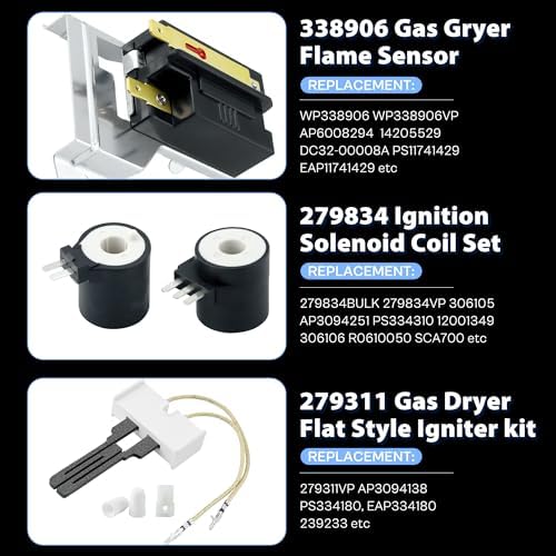 【Upgraded 】Gas Dryer Repair Kit - Image 6