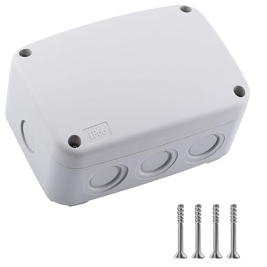 Outdoor White Junction Box, IP66 Waterproof Electrical Project Boxes | NineLeaf by NineLeaf
