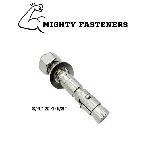 Mighty Fasteners Wedge Anchors – Heavy-Duty 304 Stainless Steel Expansion Bolts - Image 2