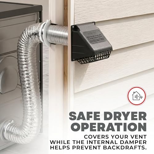Deflecto 4-Inch Wide Mouth Dryer Vent Hood - Image 7