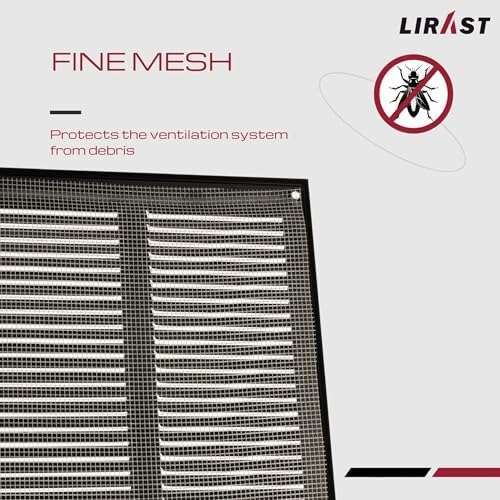 18x10 Vent Cover with Built-in Screen - Image 3