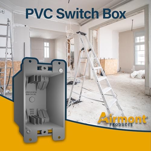20 Cu in Deep Old Work Electrical Box, 1-Gang Non-Metallic PVC Outlet Box - Image 9