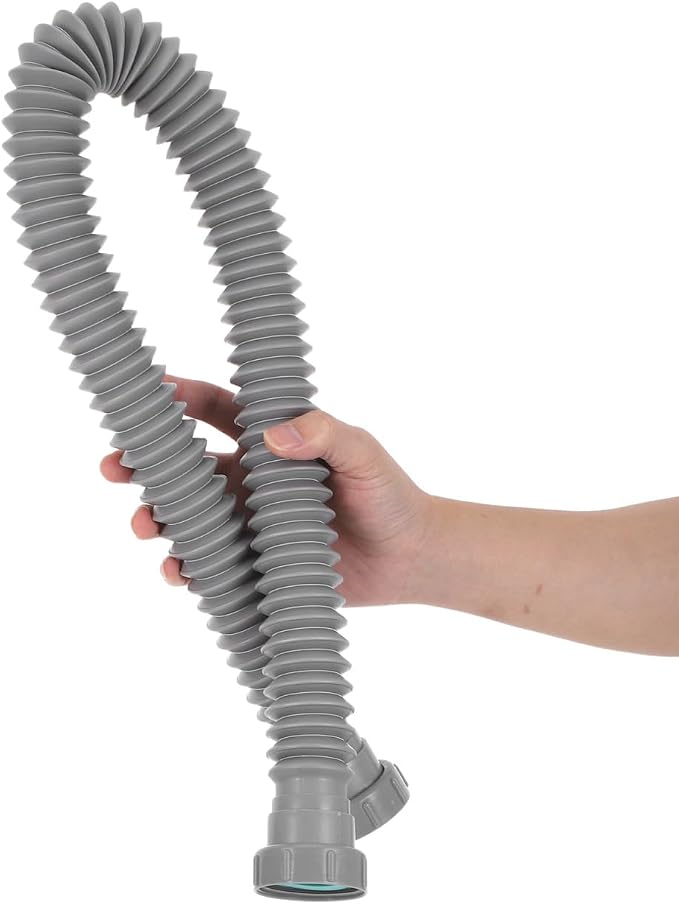 TEHAUX 2 Pack Flexible Drain Pipe Kit, Expandable Sink Drain Hose Fits 1-1/2 to - Image 7