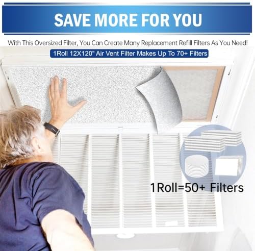 UBeesize Air Vent Filters Kit, No Airflow Restrictions, - Image 4