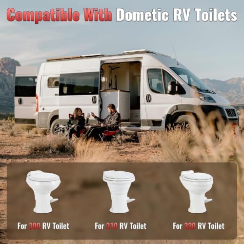 3IN RV Toilet Flange with Seal Kit Compatible with Dometic 300 310 320 - Image 2