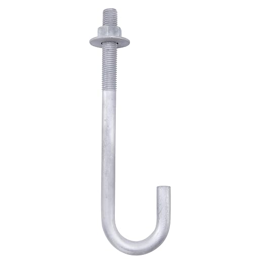 3/4” x 10” J Bolt Anchors for Concrete by HROMIGRY