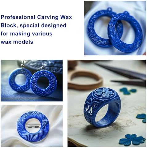 Yoption 6 Pcs Casting Wax, Carving Wax Ring Hole Tube - Image 4