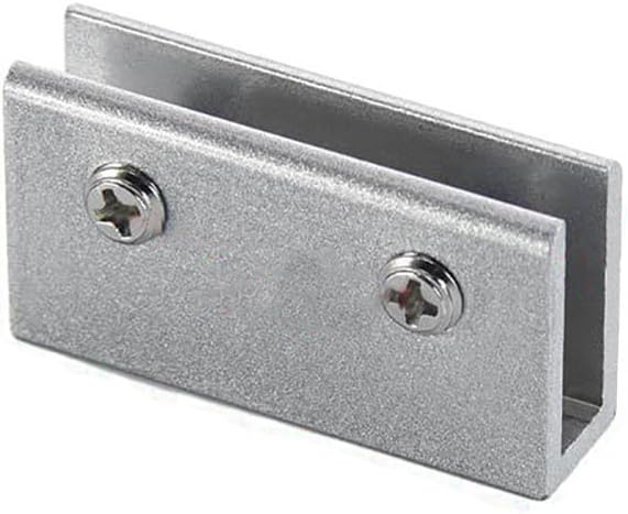 Aluminum Alloy Tile Glass Clamp Bracket Set – L, X Shape Connectors by Dolibi