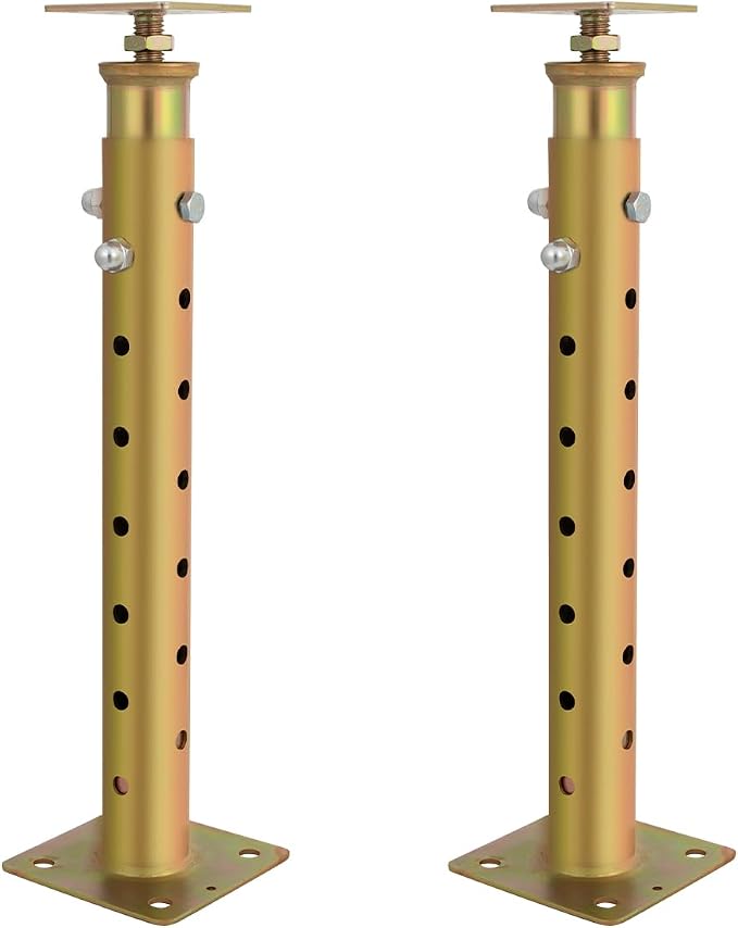 2 Pcs Adjustable Basement Floor Jack, Floor Joist Screw Jack - Image 8
