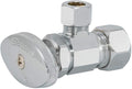 Eastman 3/8 Inch OD Compression x 5/8 Inch OD Compression Multi-Turn Angle Stop by Eastman