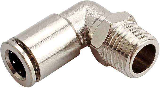 Beduan Brass BPL Push to Connect Air Fittings Elbow 3/8" Tube OD x 1/2" NPT by Beduan