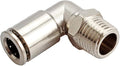 Beduan Brass BPL Push to Connect Air Fittings Elbow 3/8" Tube OD x 1/2" NPT by Beduan