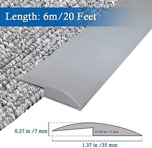 FONUNO Carpet Transition Strip Self Adhesive Floor Transition Strip - Image 2