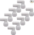 10 PCS 1/4" Male x 3/8" OD Push to Connect Tube Fitting by Unknown