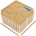 Sorbus Wood Grain Floor Tiles Foam Mat EVA Interlocking Mats Tile 3/8-Inch by Sorbus