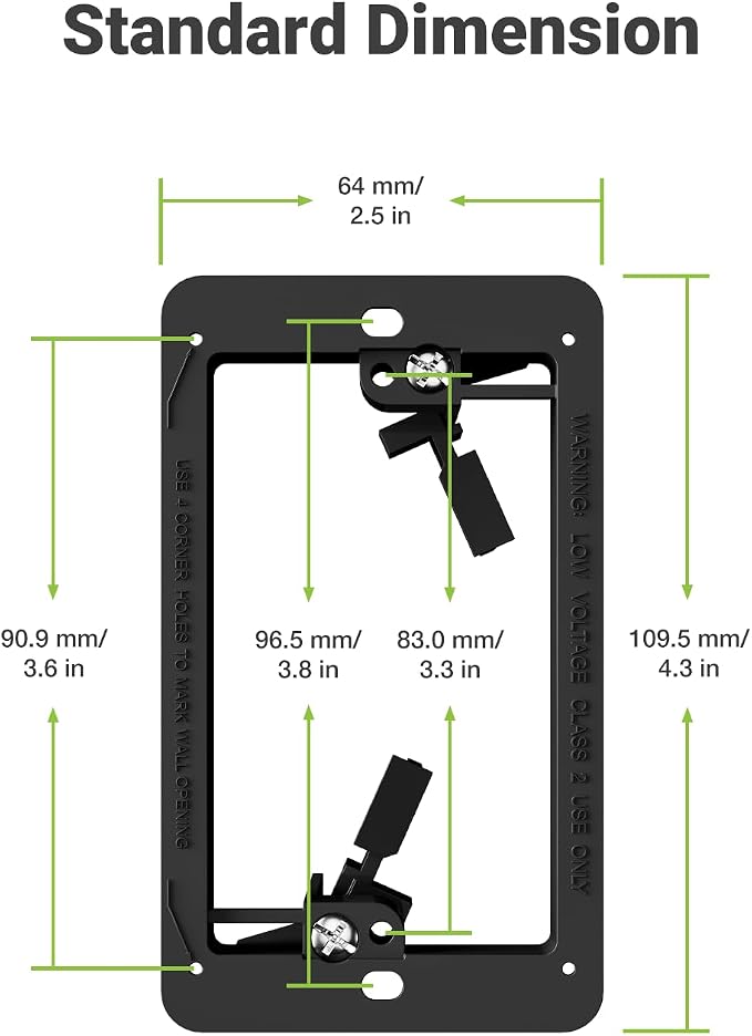 6 Pcs Low Voltage Mounting Bracket - Image 2