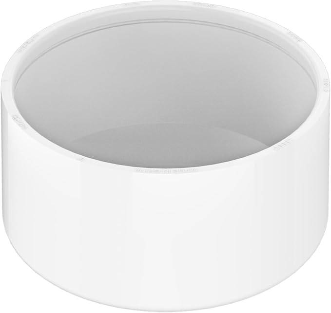 8 Inch PVC Cap, Fits Standard SCH40 8" PVC Pipe Fittings, Garden & Furniture by Unknown