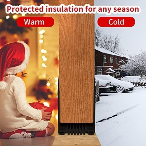 2 Pack Door Draft Stopper, 36” Length Cuttable Weather Stripping Door Seal - Image 6