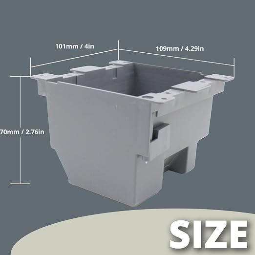 2 Gang Electrical Box Plastic 26 cu in 6 Pack ETL Listed | Suitable - Image 3