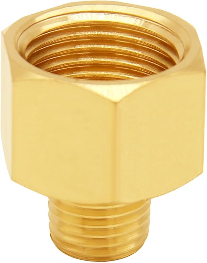 Uenede Brass 1/2" NPT Female to 1/4" NPT Male Reducer Adapter - Image 5