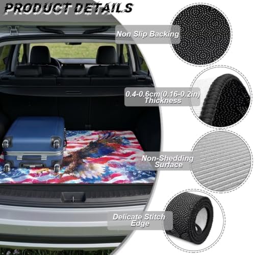 ELEQIN Trunk Cargo Liner for Cars SUV Sedan Truck Non Slip Backing Car Cargo - Image 6