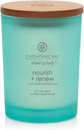 Chesapeake Bay Candle Mind & Body Medium Jar Candle Nourish + Renew by ChesapeakeBayFragrance