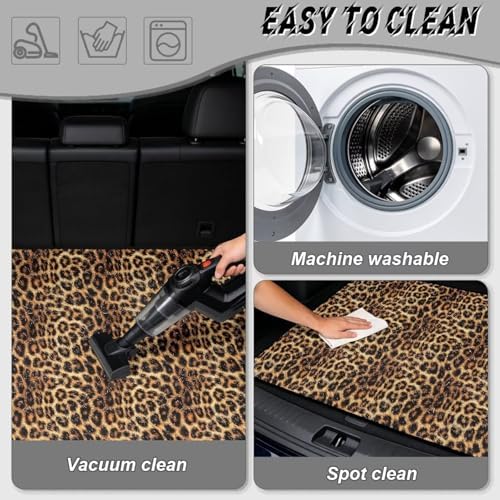 Brown Leopard Camping Trunk Mat 29"x39" - Image 5