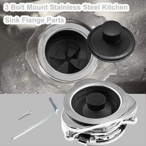 Garbage Disposal Flange Kit and Stopper - Image 5
