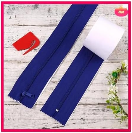 4 Roll Dust Barrier Zipper, Instant Door Protection Self-Adhesive Tarp Double - Image 4