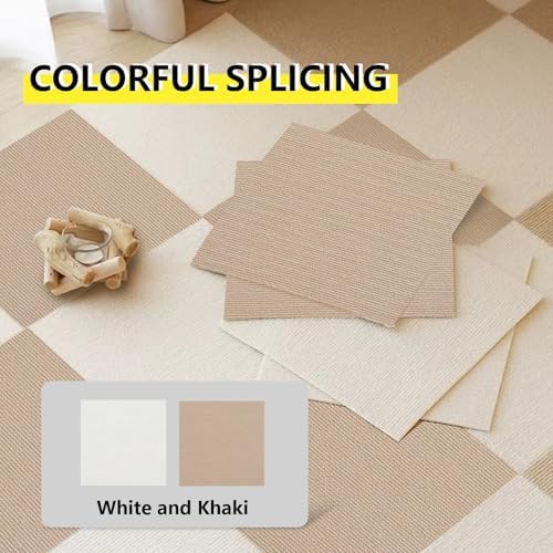 24 * 24in Peel and Stick Carpet Tiles, Self Adhesive Floor Squares - Image 6