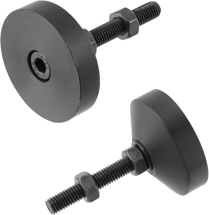Antrader 4Pcs M8 Thread Adjustable Furniture Leveling Feet, 2 Inch Dia Base | - Image 5