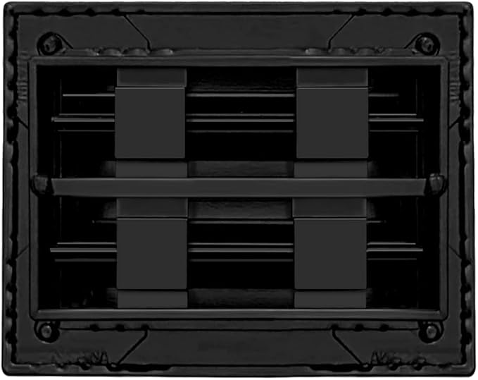 BUILDMART - 6x4 Modern AC Vent Cover - Decorative Black Aluminum Air Vent - - Image 2