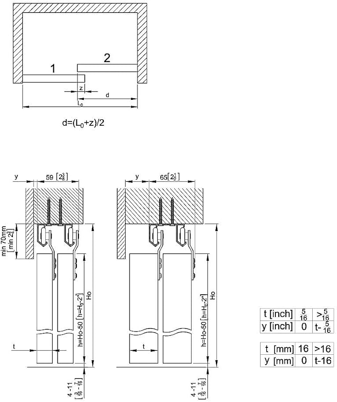 Sliding Closet Door Hardware Kit - Image 6