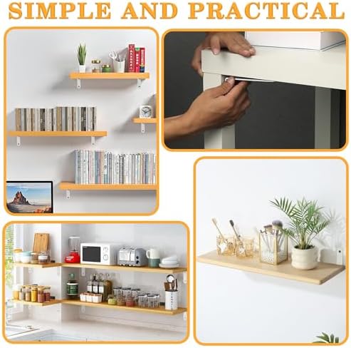 Alise 6Pcs Floating Shelf Brackets - Image 6