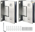 Alise Glass Shower Door Hinges, 90° Hinges by Alise
