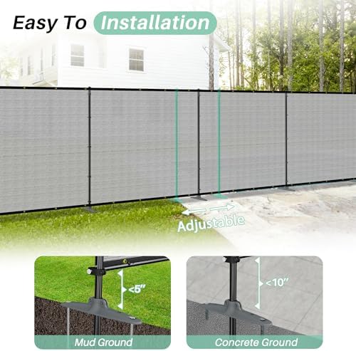 SunnyRoyal 6' x 85' Privacy Fence Screen Panel - Image 5