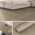Livelynine 15.8x394 Inch Herringbone Wood Floor Contact Paper Peel and Stick by Livelynine