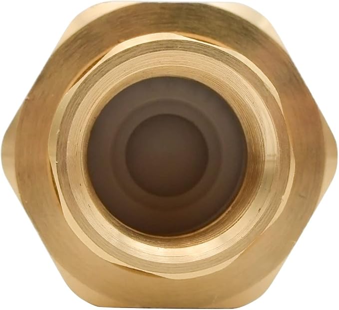 Brass Dual Check Valve, 1/2" FNPT, Solid Brass, Max 150PSI-180°F - Image 6
