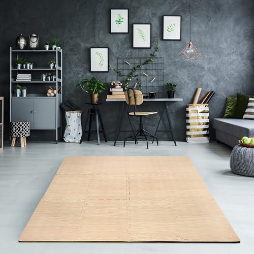 Sorbus Wood Grain Foam Floor Tiles - Image 6