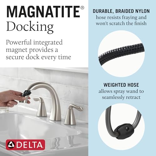 Delta Arvo Brushed Nickel Bathroom Faucet - Image 3